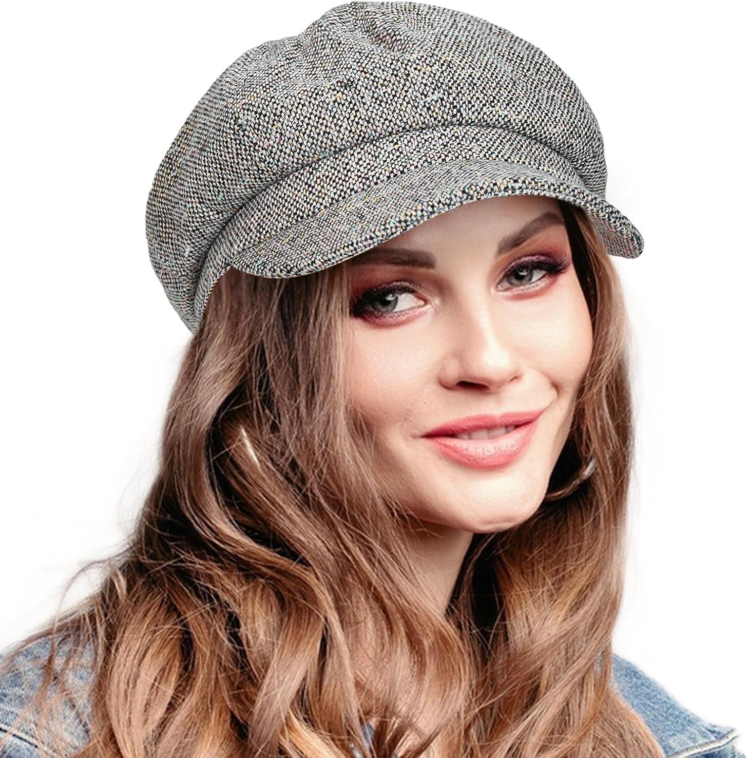 PanPacSight Womens Wool Cabbie Beret