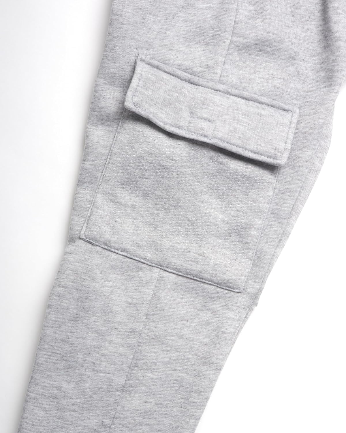 Quadrillion Boys Fleece Jogger Set - Pullover Cargo Pants 8-18