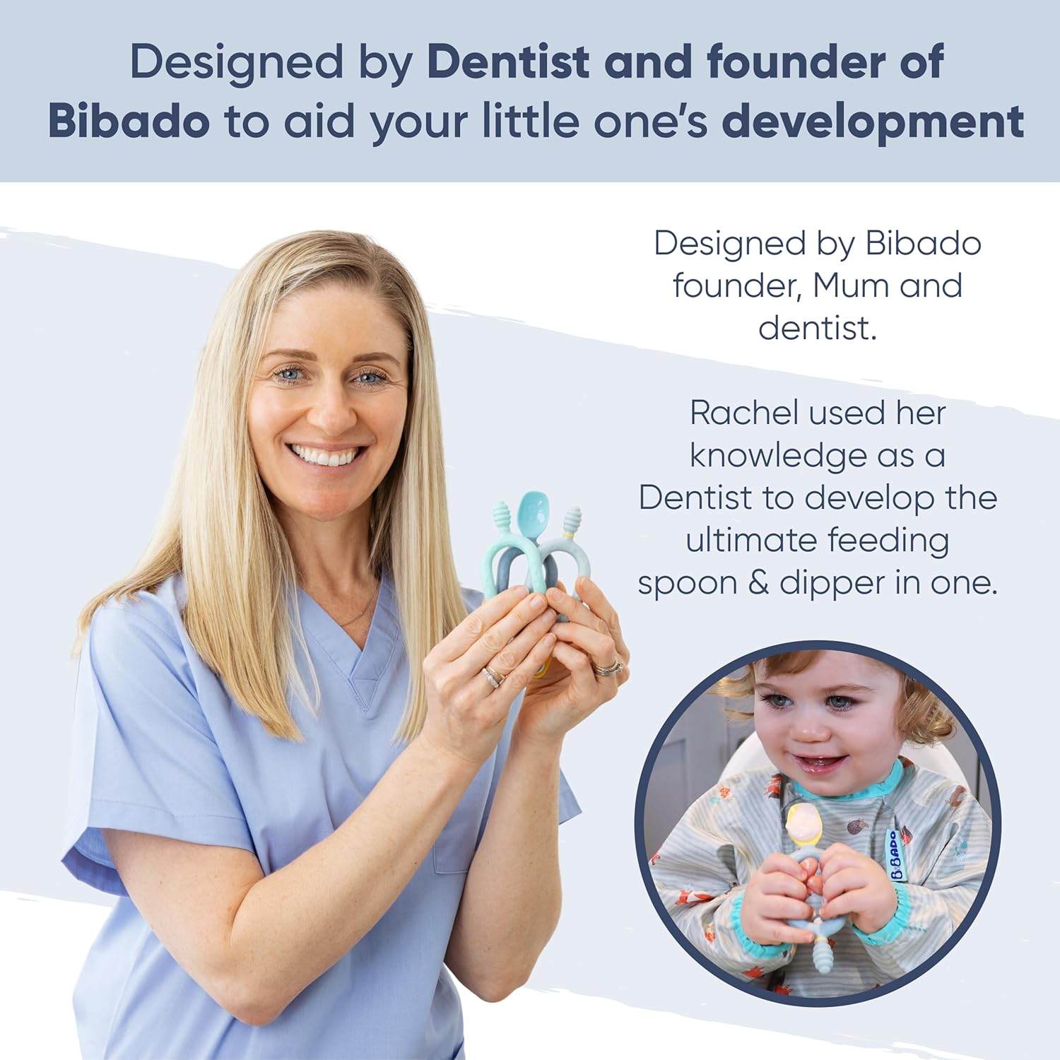 Exclusive BPA-Free Bibado Dippit 2-Pack for Baby