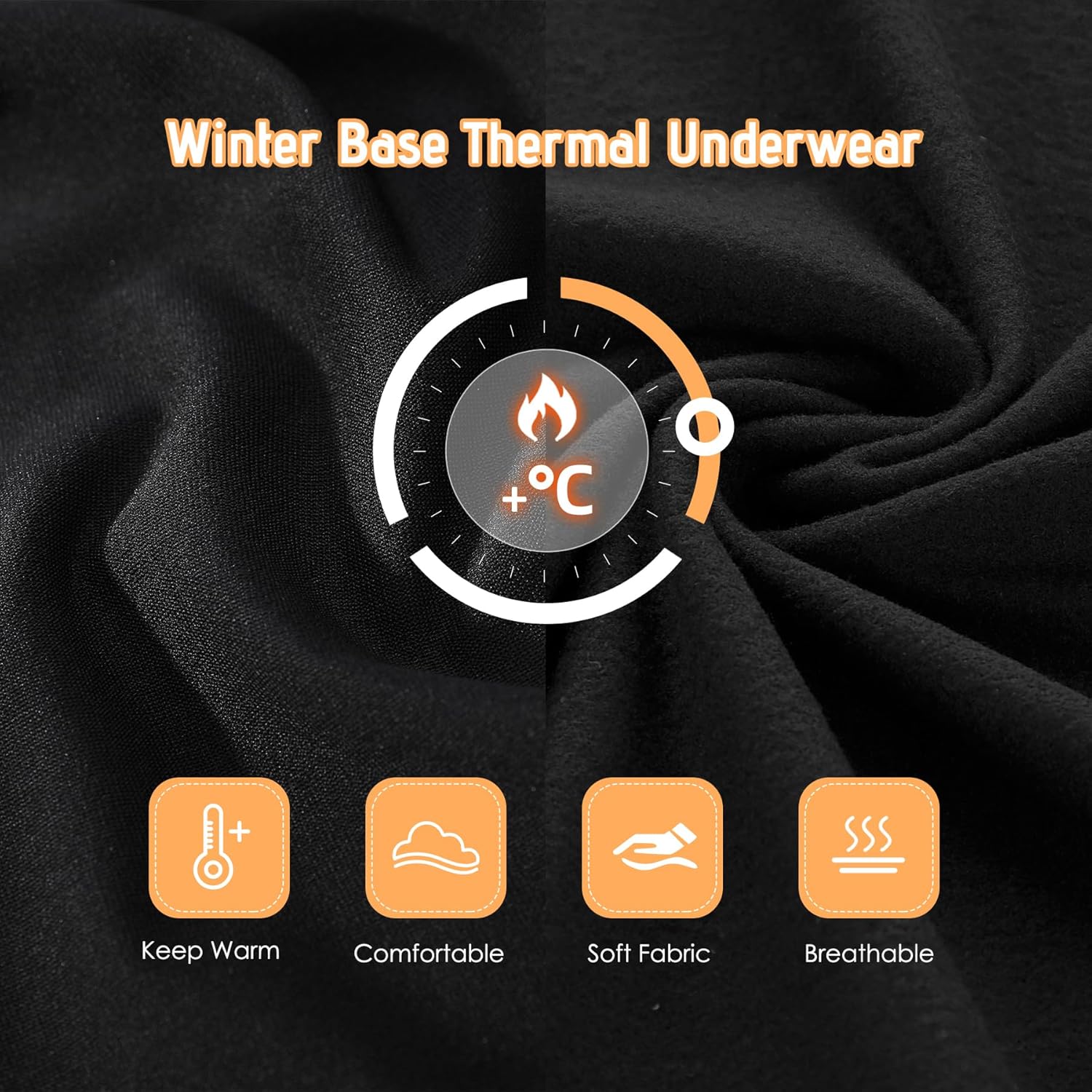 Big Long Toddler Thermal Underwear Set - Warm for Winter