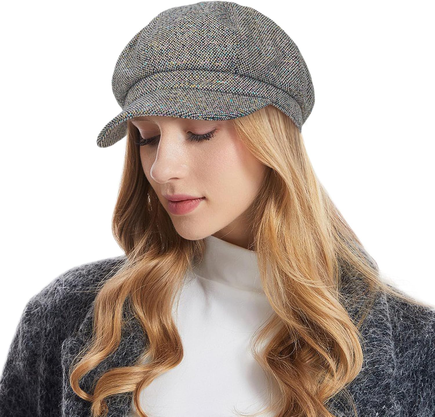 PanPacSight Womens Wool Cabbie Beret