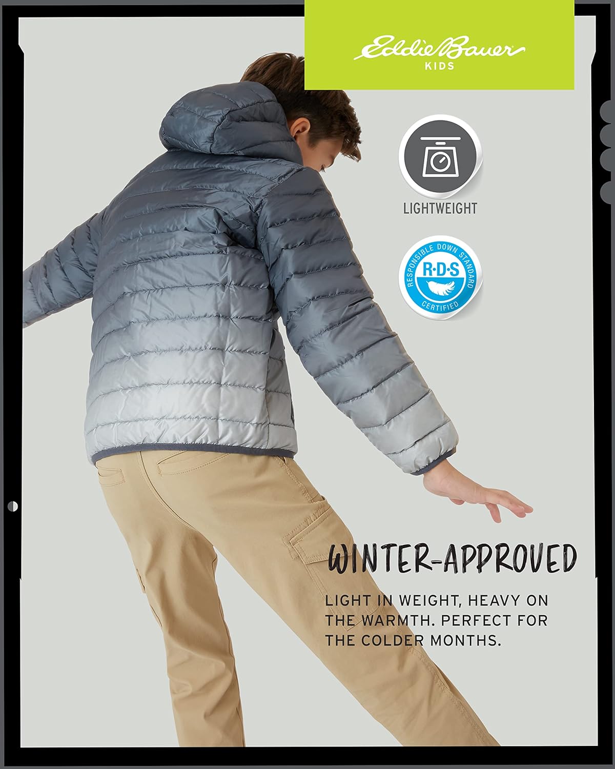 Eddie Bauer Boys Weather-Resistant Insulated Puffer Jacket