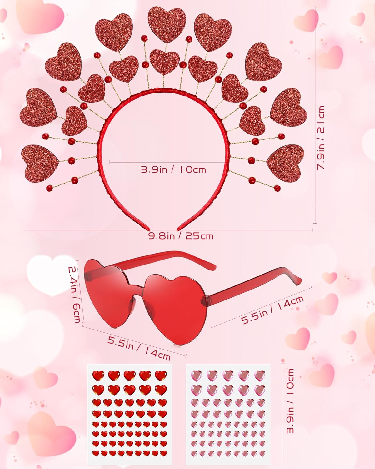 Radiate Love Valentines Day Headband