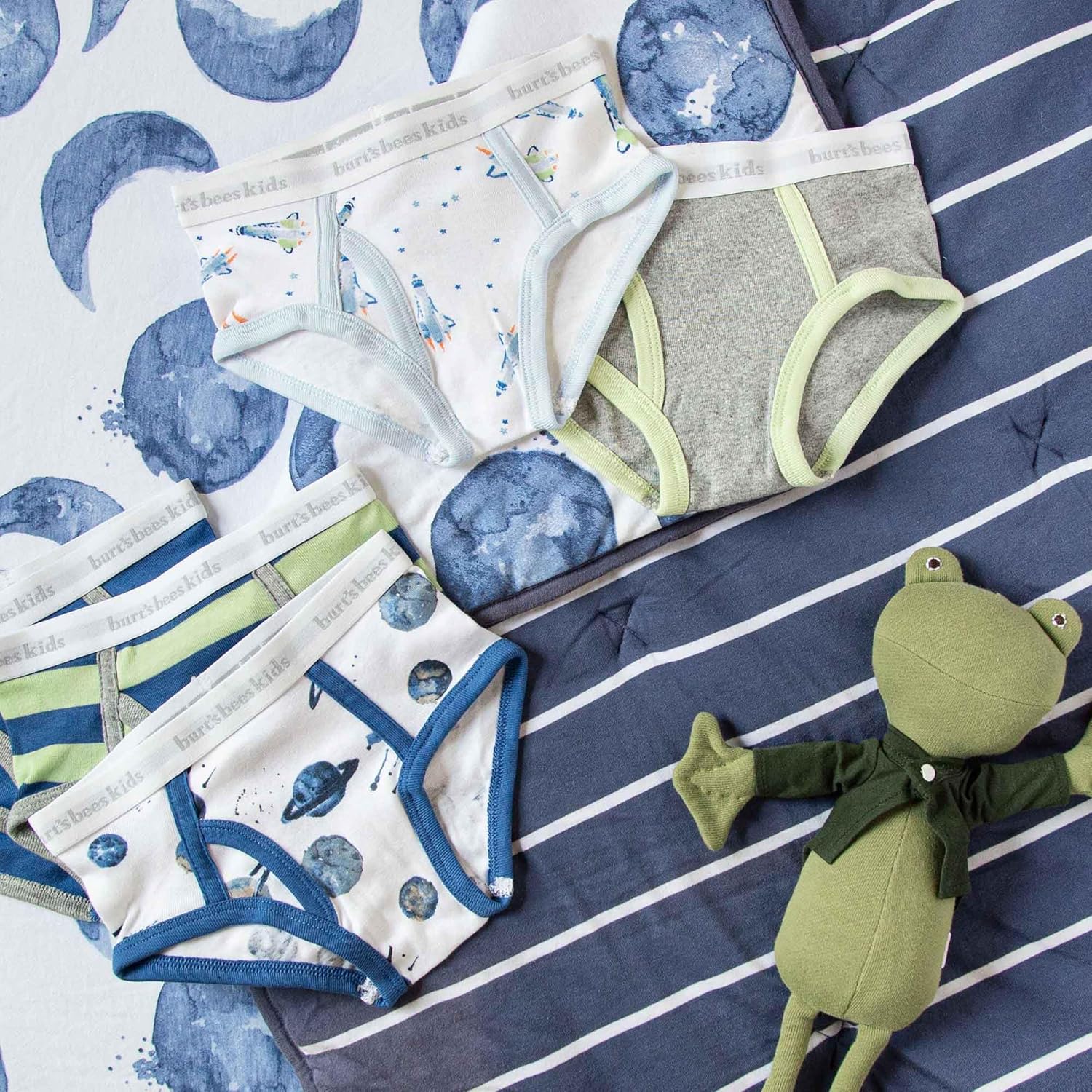 Burts Bees Toddler Boys Organic Cotton Briefs