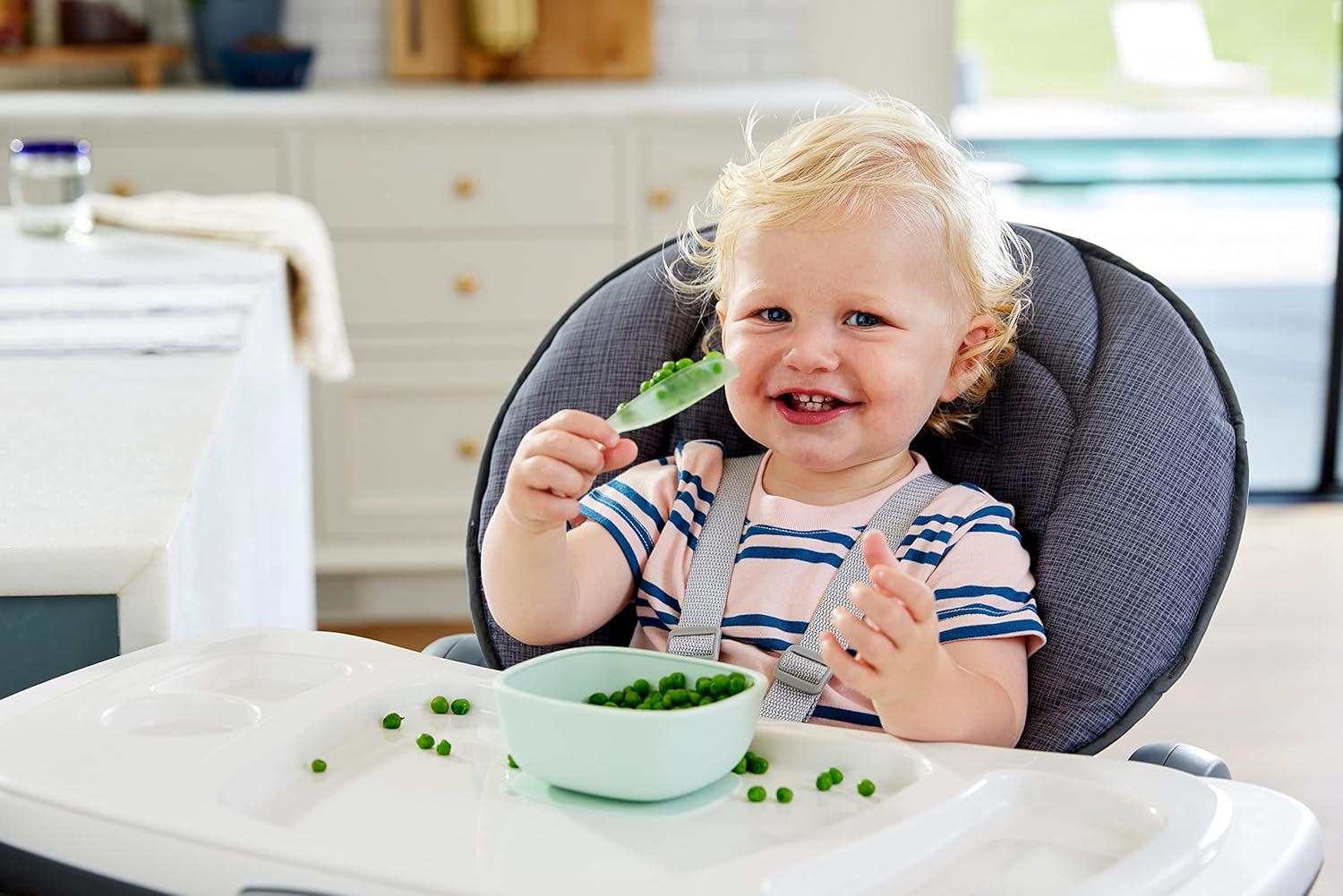 NUK Pretensi 70141 3-Pack Soft Baby Spoon Sturdy for Sips Snacks