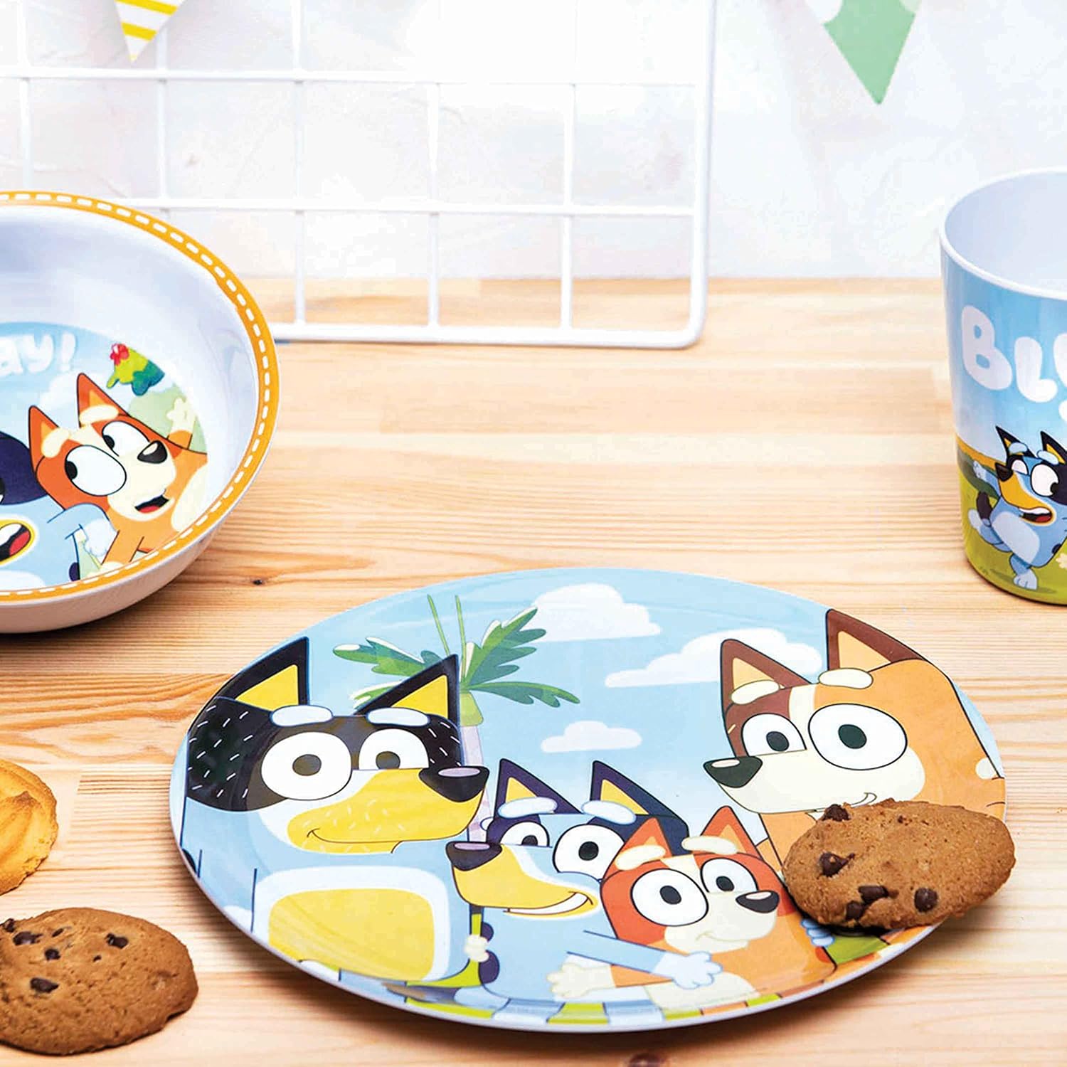 5-Piece Zak Dinnerware Set Bluey