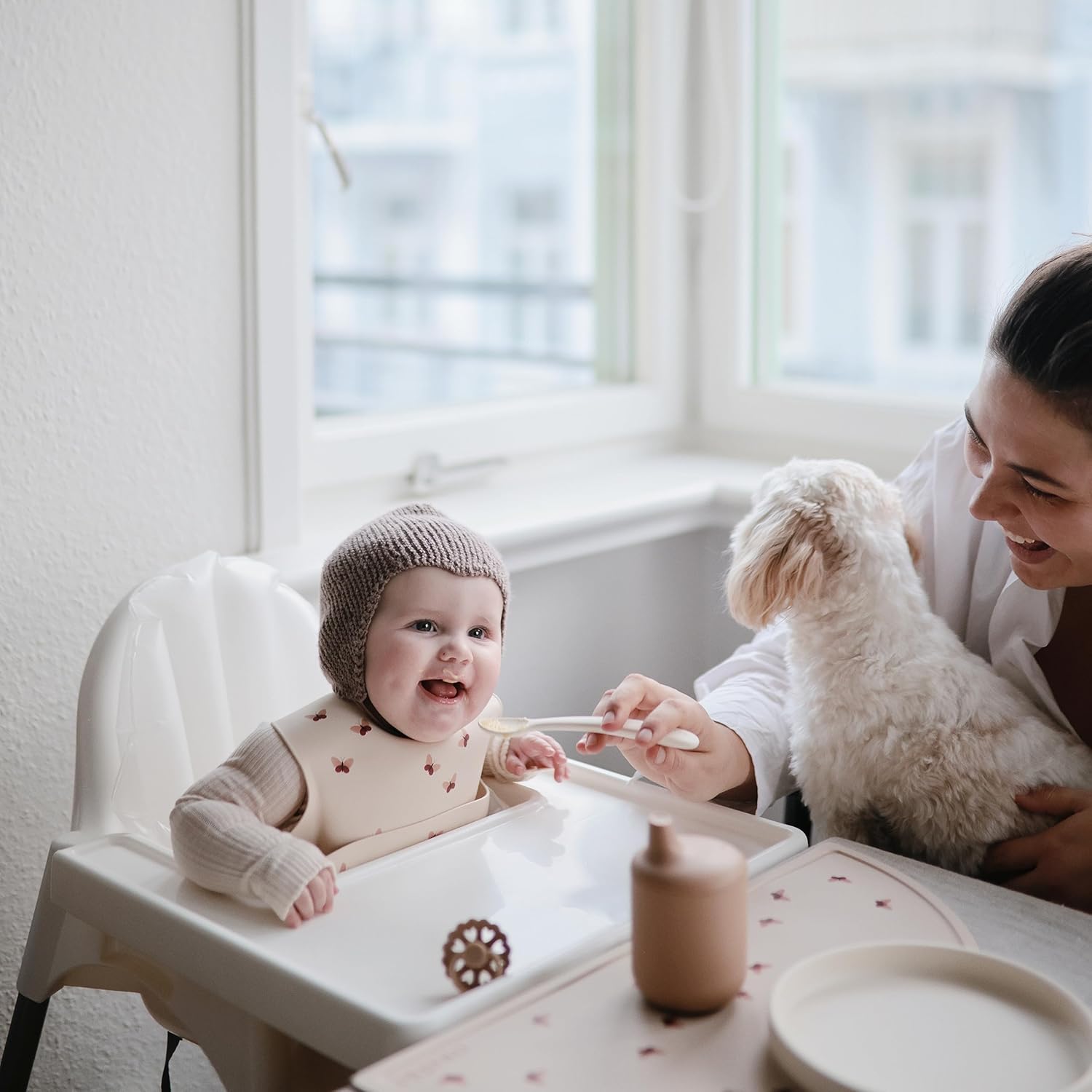 Mushie Silicone Feeding Spoons - Safe for Babies