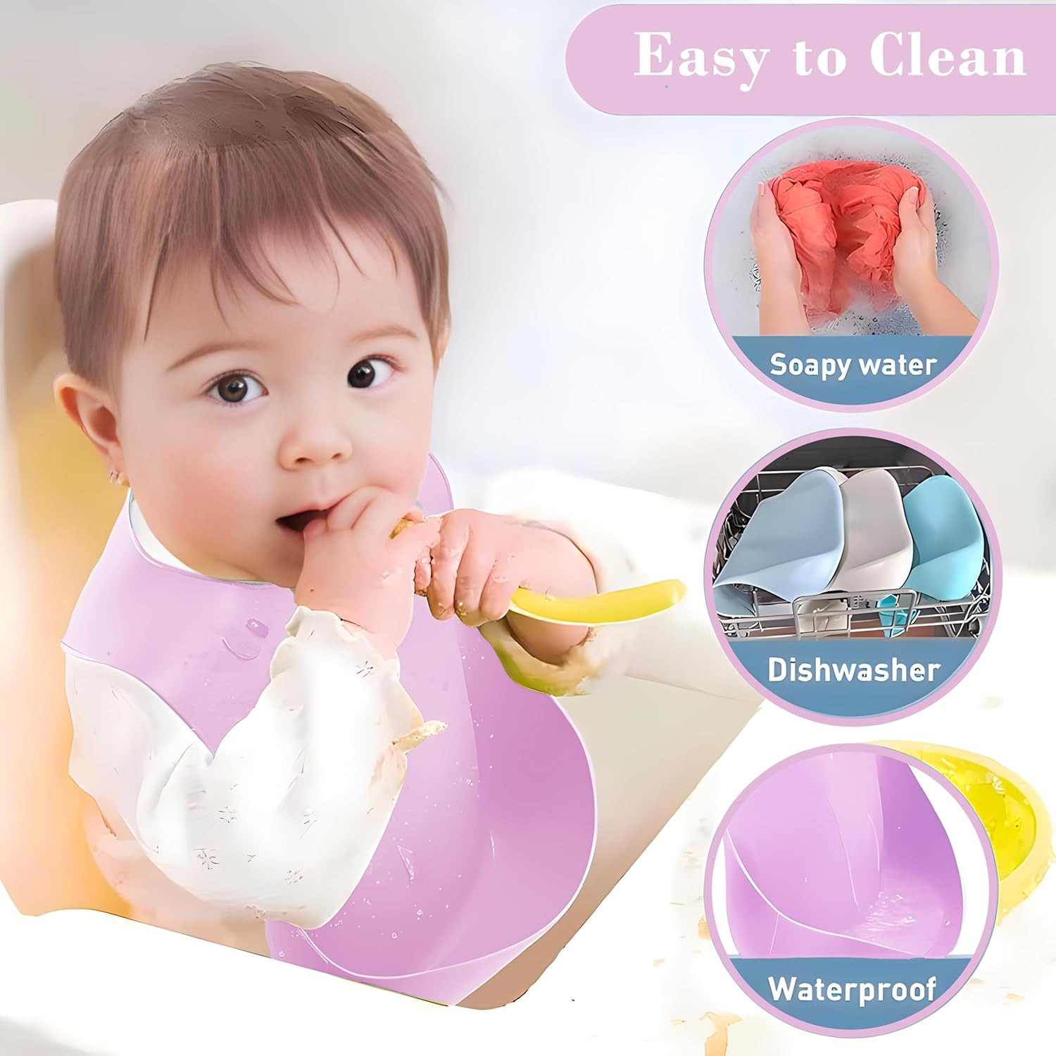 Silicone Baby Feeding Set - Durable ventilation for 3 months