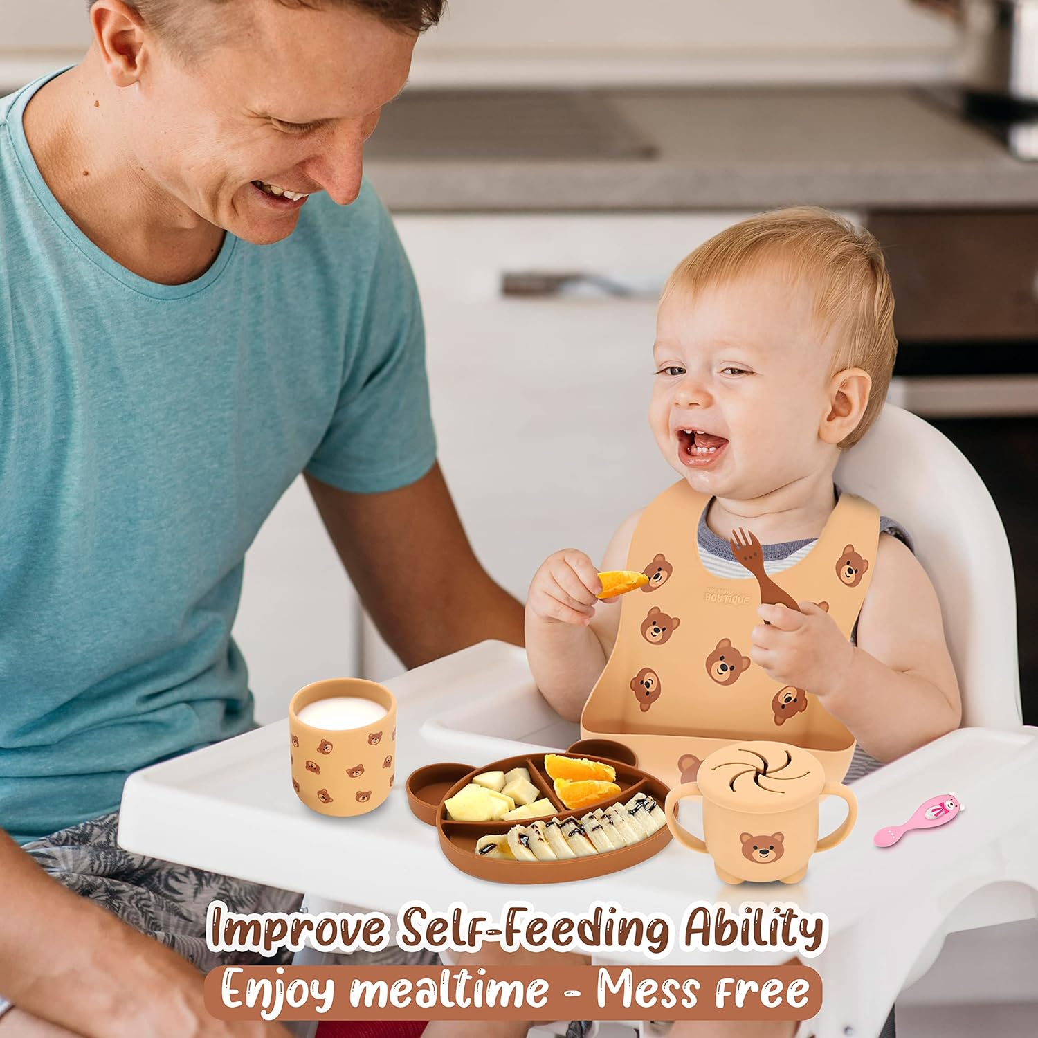 Adorably Gentle Baby Feeding Set