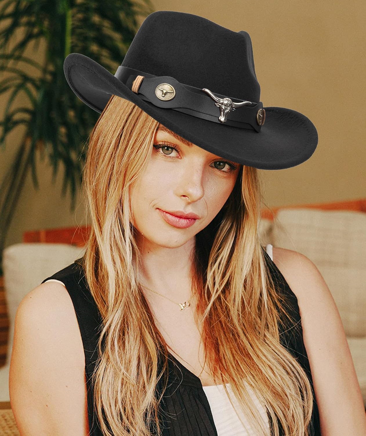 Classic Felt Cowboy Hat