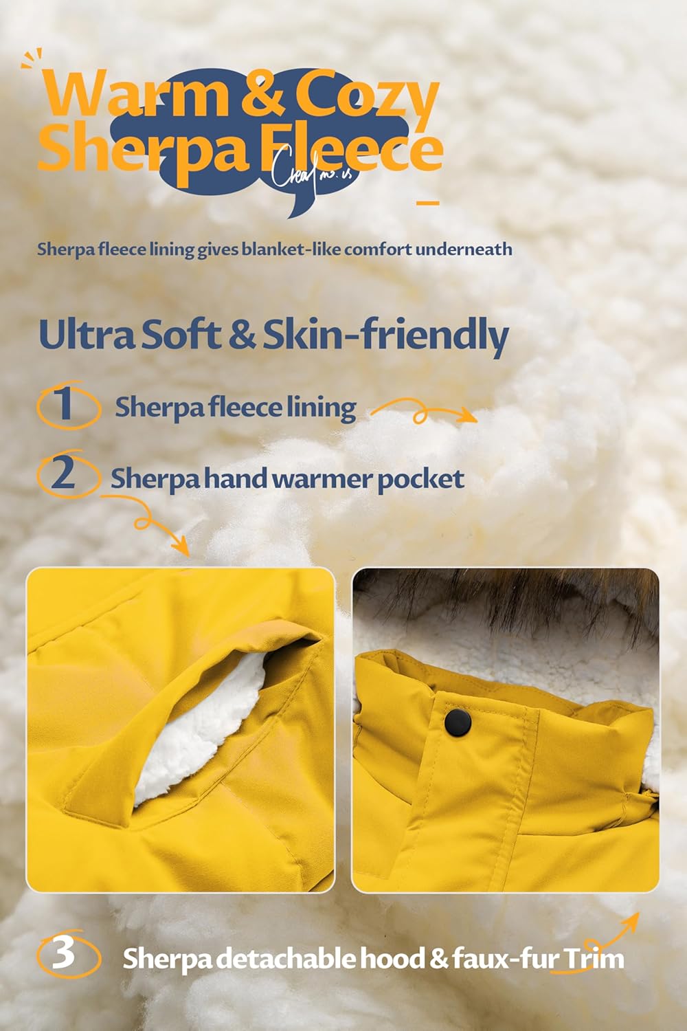 Waterproof Sherpa Parka Jacket