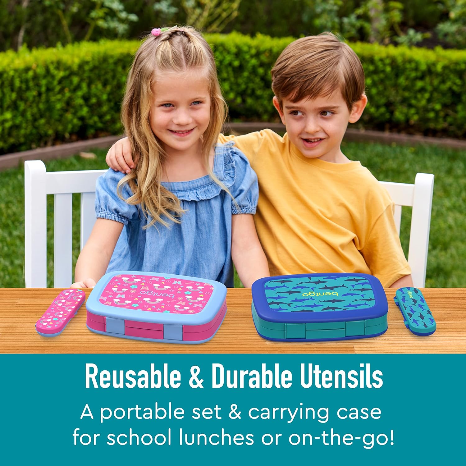 Bentgo Kids Reusable Plastic Flatware Set