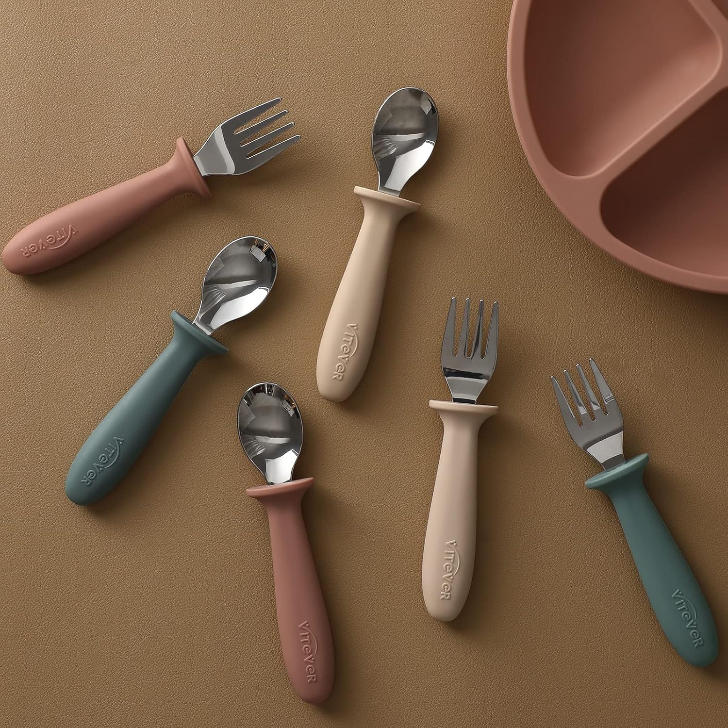 6-Piece Toddler Utensils Set for Preschoolers