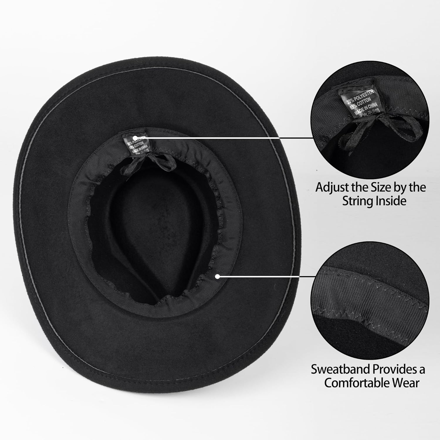Classic Felt Cowboy Hat