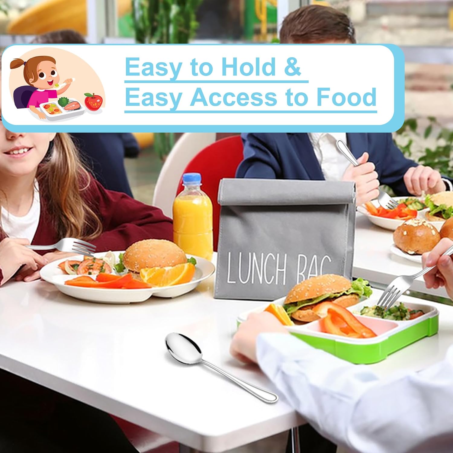 E-Far 10-Piece Toddler Flatware Set