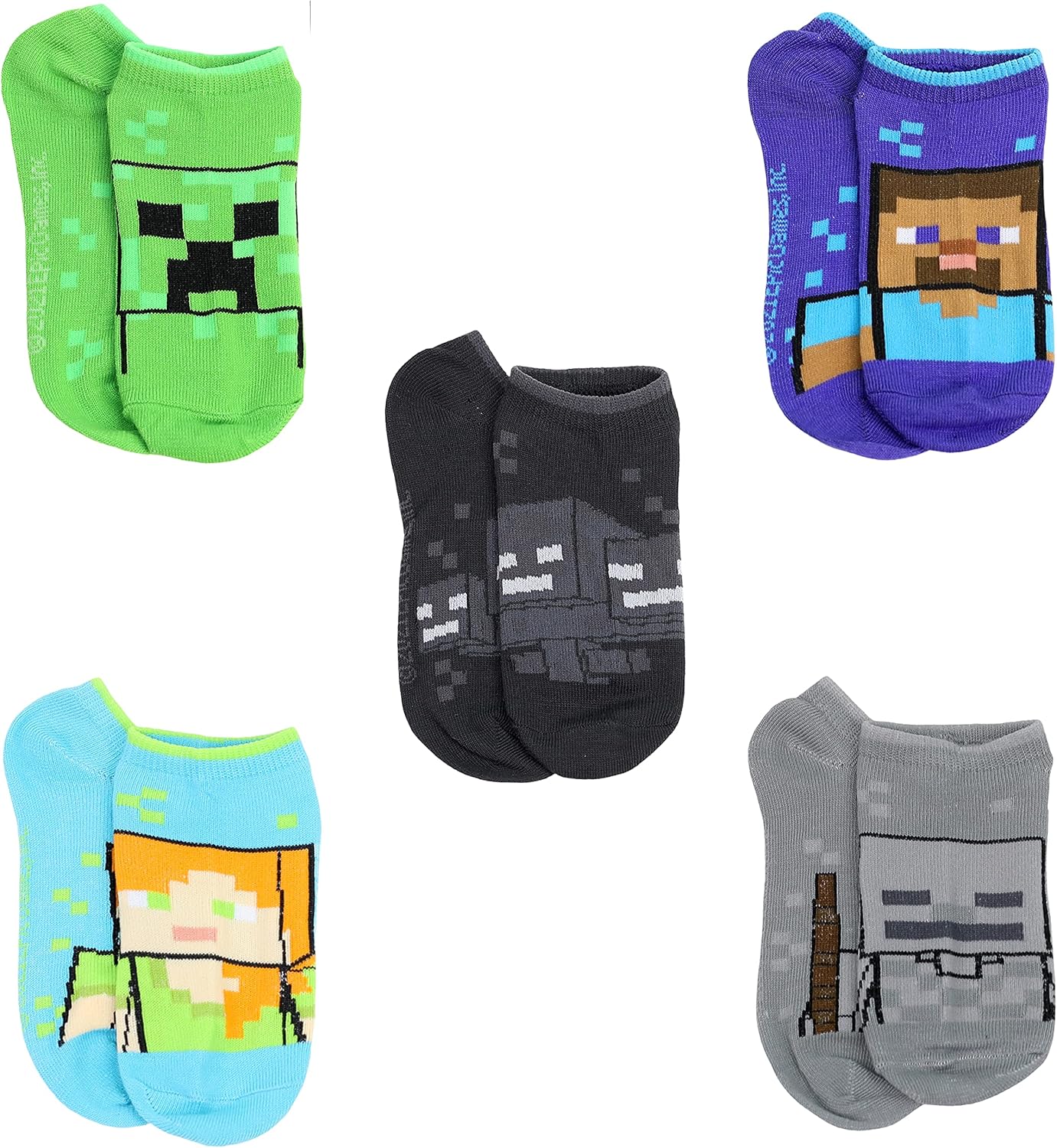 Minecraft Boys Calf Socks