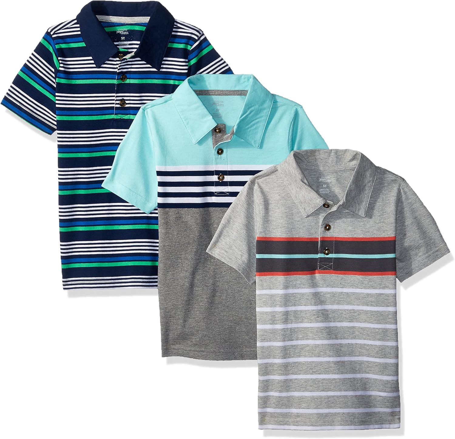 Simple Joys by Carters Boys 3-Pack Polo Set