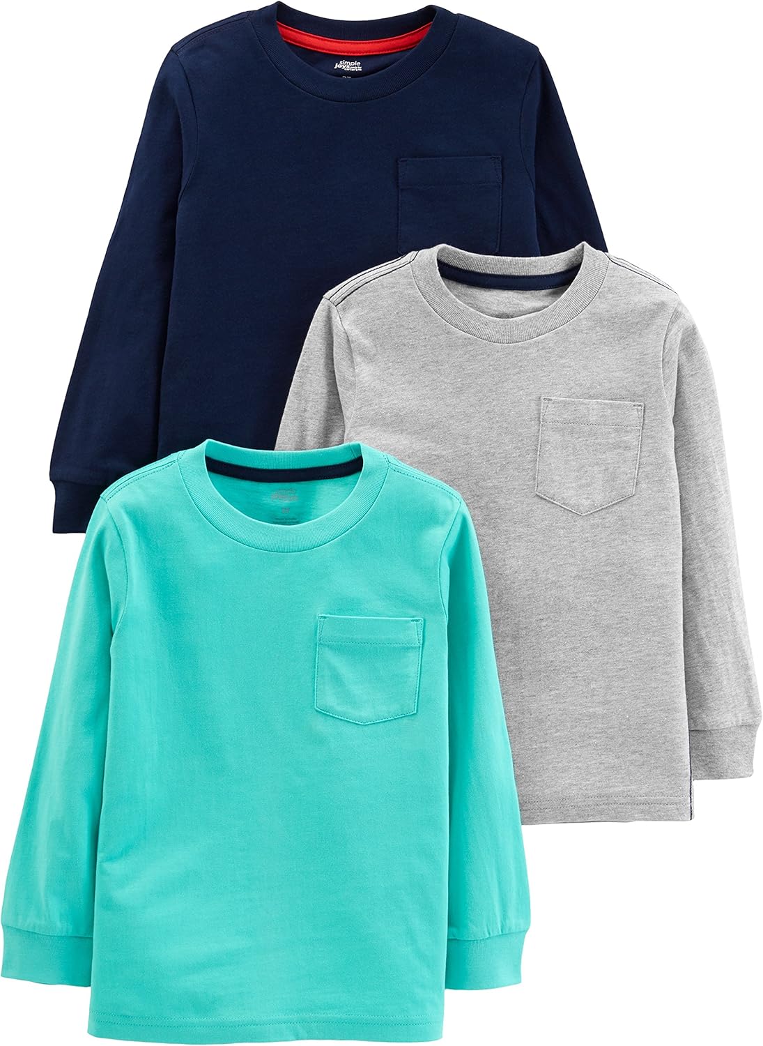 boys long sleeve 3-pack bySimple Joys Carters