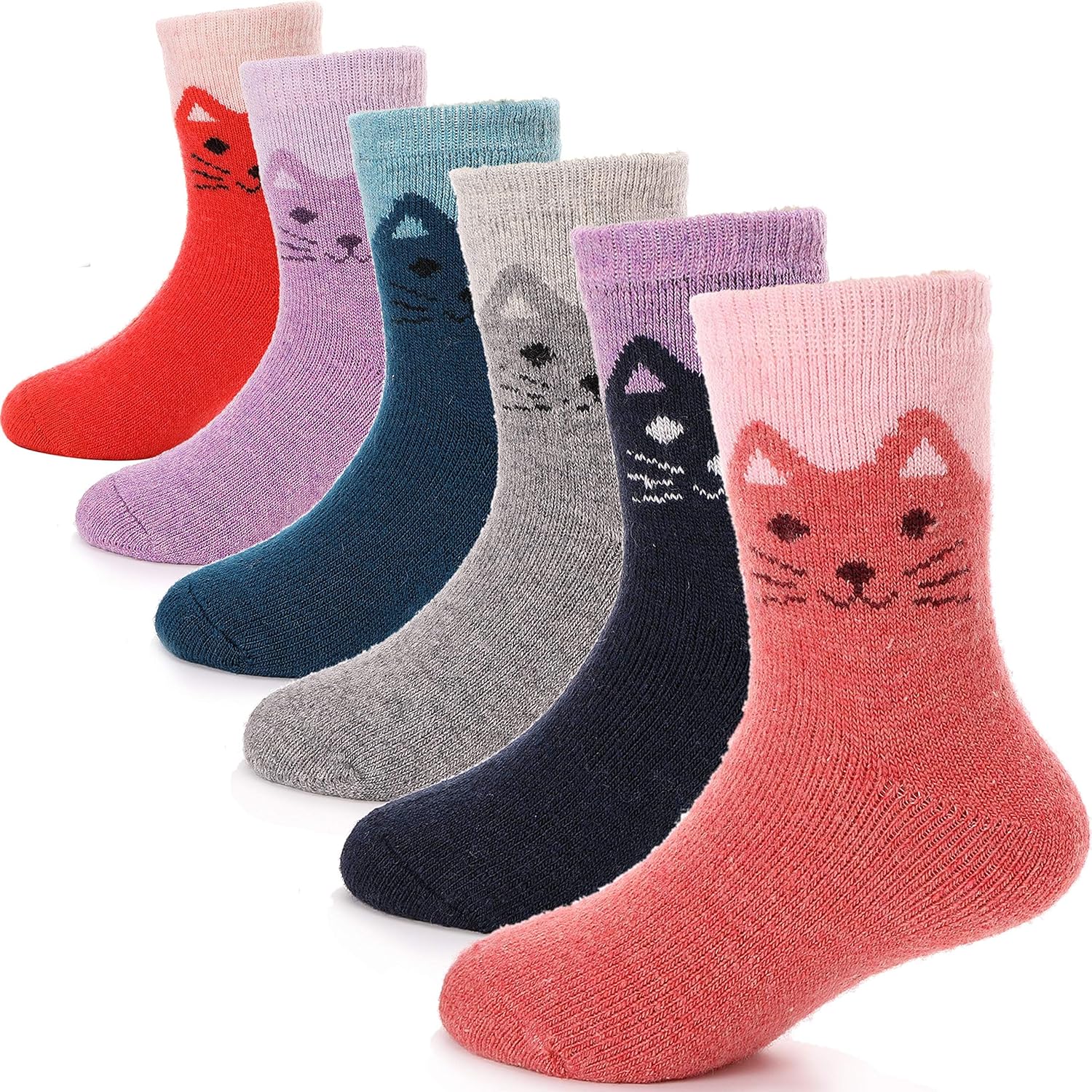 ANTSANG Merino Wool Hiking Socks for Toddlers