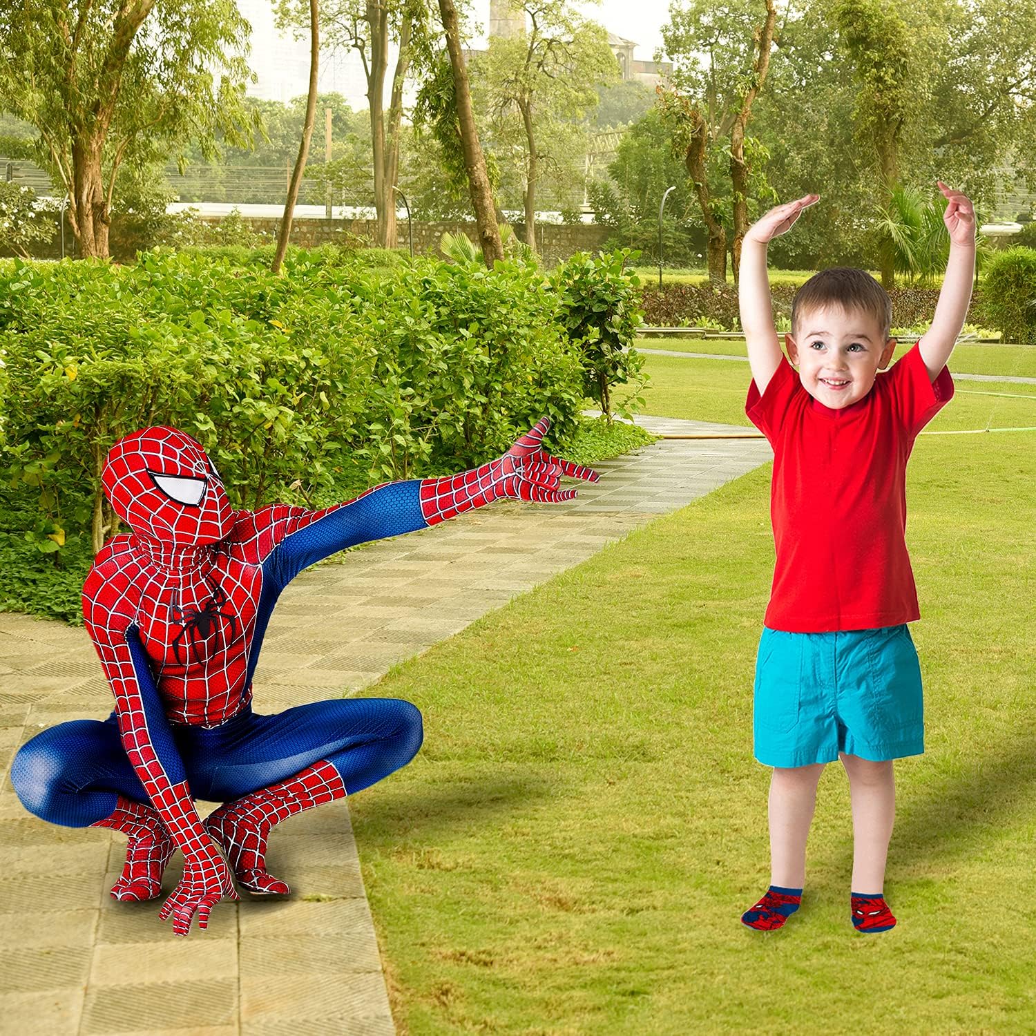 Marvel Spider-Man Socks for Boys 10 Pair