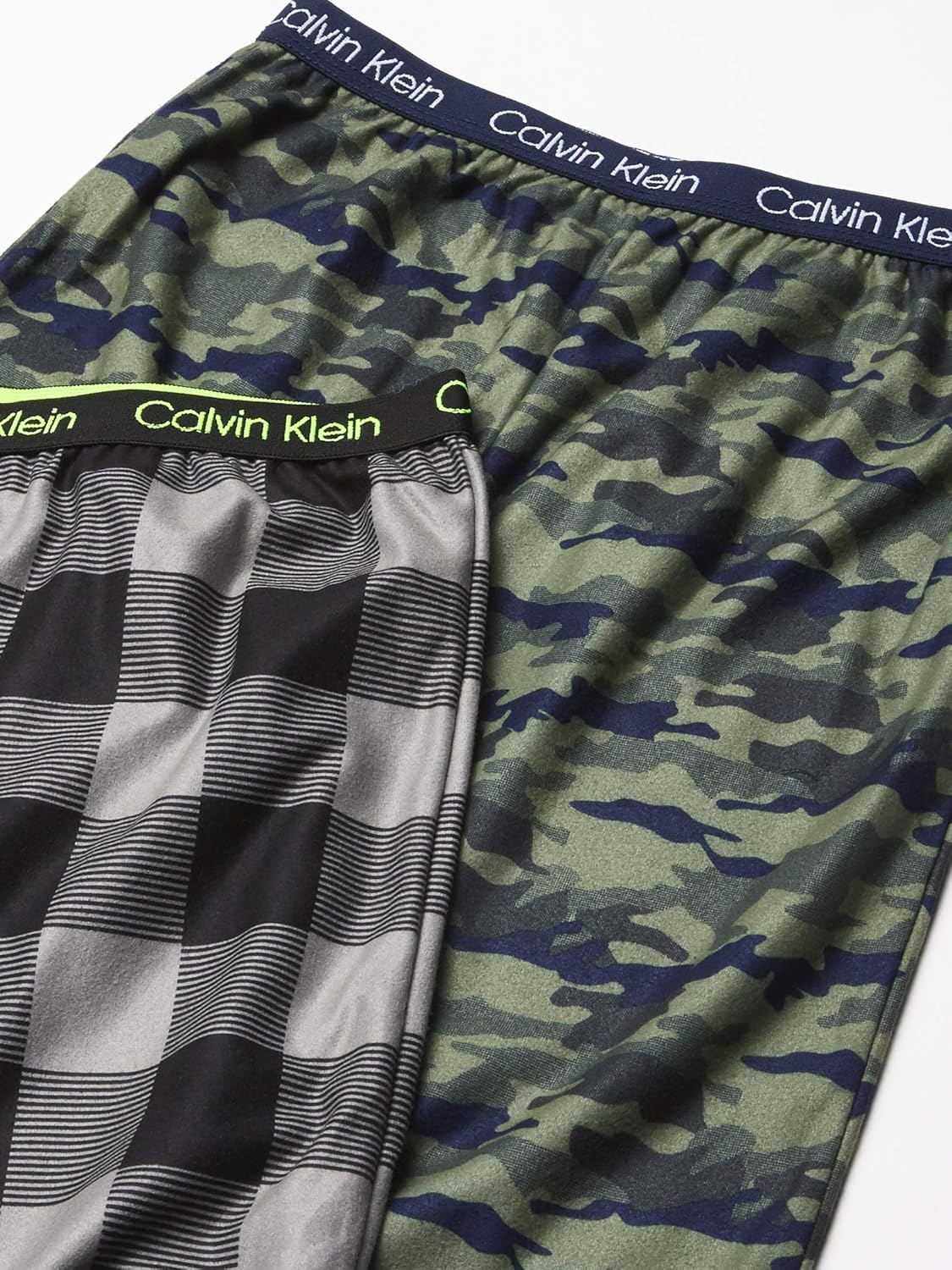 Calvin Klein Boys Super Soft Brushed Pajama Pants 2 Pack