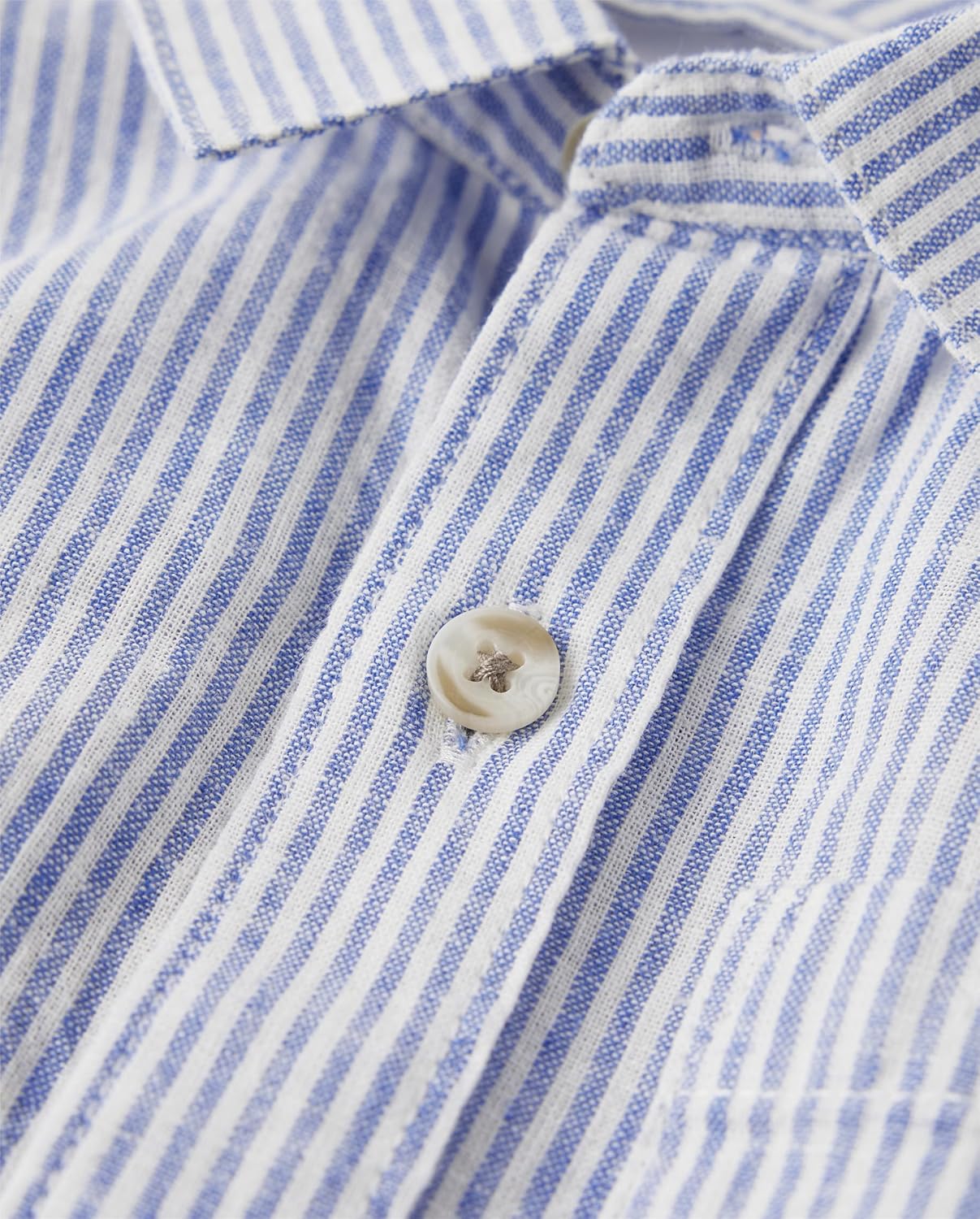 Gymboree Boys Long Sleeve Linen Button-Up Shirt