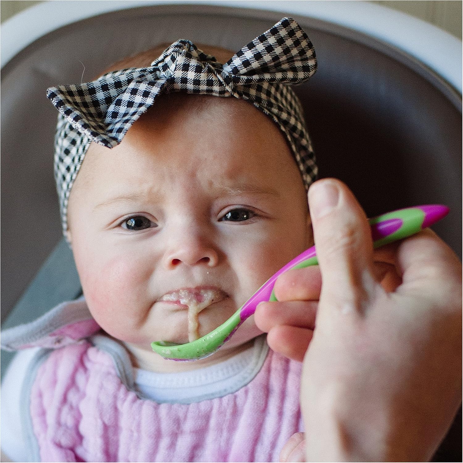 Nuby 6 Piece Fun Feeding Spoons - Safe Durable and Fun for Babies